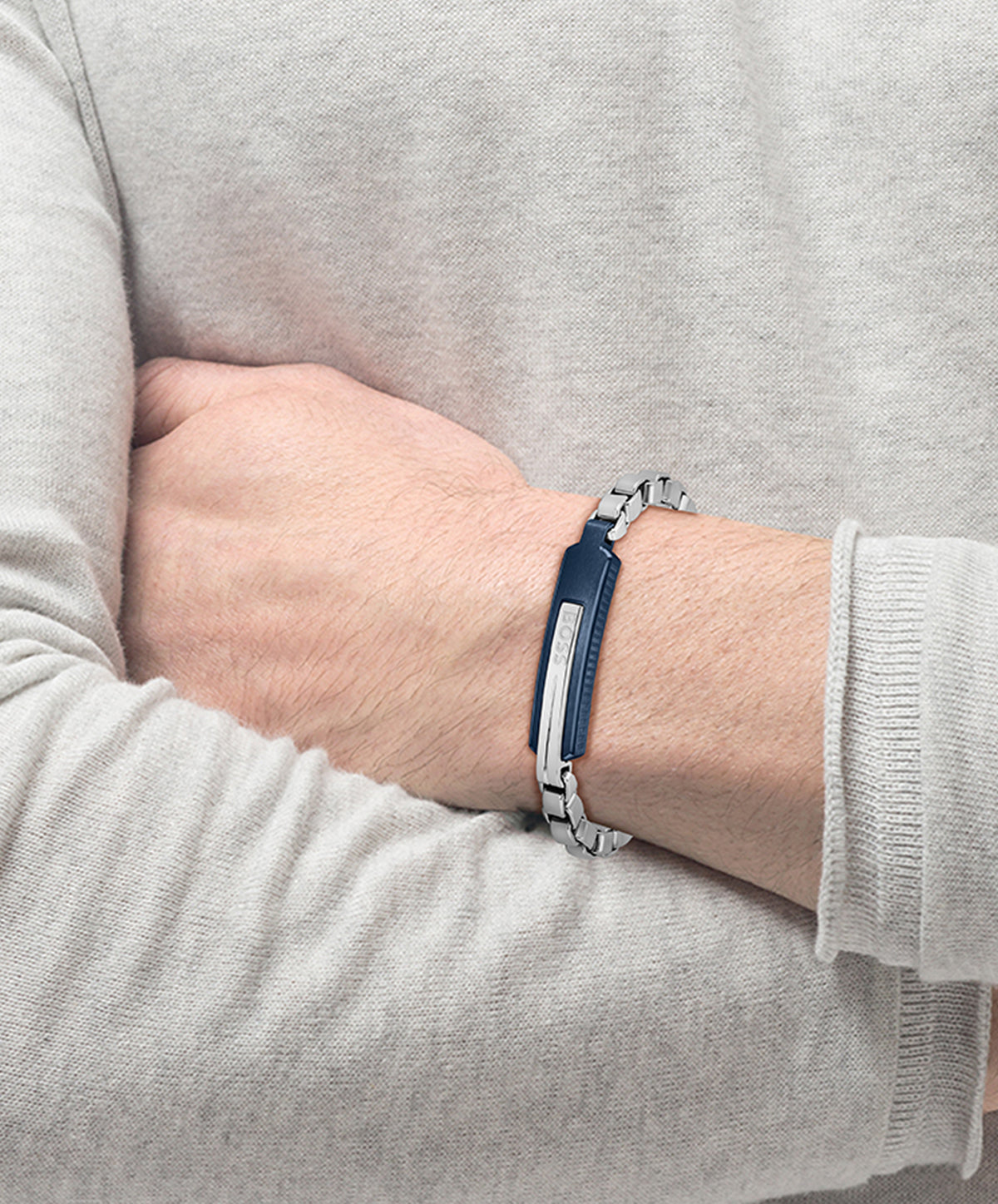 Men's Fashion Bracelet HUGO BOSS JEWELS Mod. 1580359M