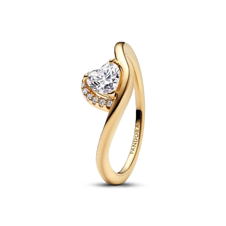Women's Jewellery PANDORA JEWELRY Mod. WAVY HEART RING