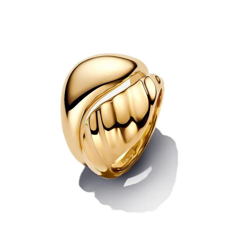 Women's Jewellery PANDORA JEWELRY Mod. LOGO POLISHED BAND RING