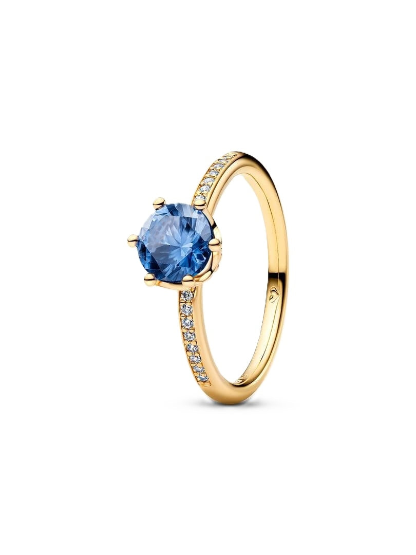 Women's Jewellery PANDORA JEWELRY Mod. BLUE SPARKLING CROWN SOLITAIRE RING
