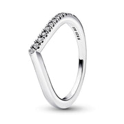 Women's Jewellery PANDORA Mod. TIMELESS WISH HALF SPARKLING RING