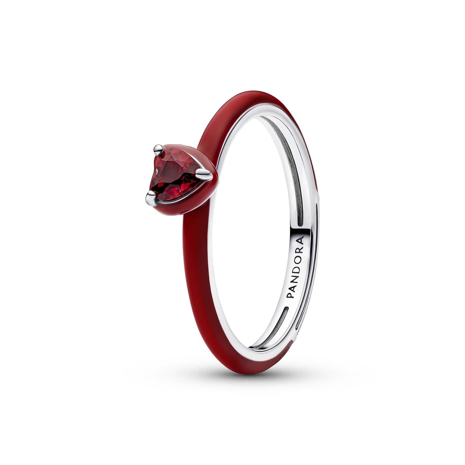 Women's Jewellery PANDORA Mod. RED CHAKRA HEART RING