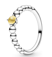 Women's Jewellery PANDORA JEWELS Mod. YELLOW STONE - RING - Size 52 ***SPECIAL PRICE***