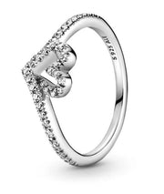 Women's Jewellery PANDORA JEWELRY Mod. SPARKLING WISHBONE HEART RING