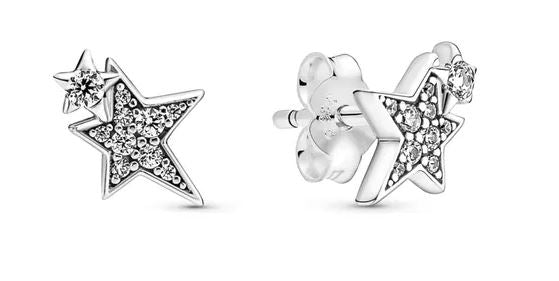 Women's Jewellery PANDORA JEWELS Mod. SPARKLING ASYMMETRIC STARS