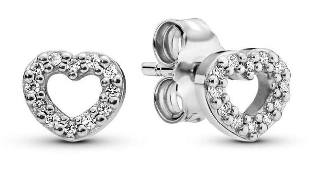 Women's Jewellery PANDORA Mod. SPARKLING DOUBLE HOOP EARRINGS