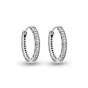 Women's Jewellery PANDORA Mod. SPARKLING DOUBLE HOOP EARRINGS