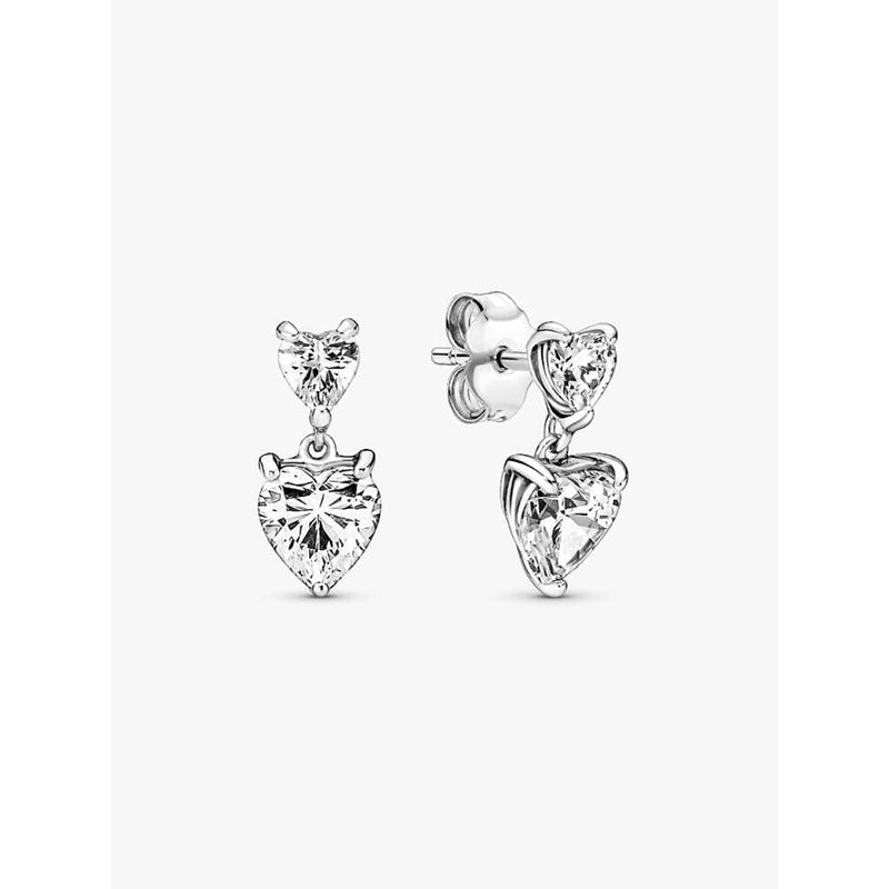 Women's Jewellery PANDORA JEWELRY Mod. SPARKLING DOUBLE HOOP EARRINGS