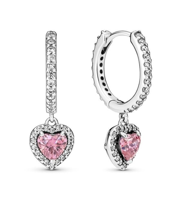 Women's Jewellery PANDORA Mod. SPARKLING DOUBLE HOOP EARRINGS