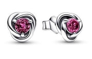 Women's Jewellery PANDORA Mod. OCTOBER BIRTHSTONE ETERNITY CIRCLE STUD EARRINGS