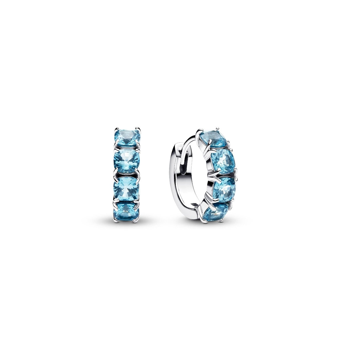 Women's Jewellery PANDORA JEWELRY Mod. SPARKLING DOUBLE HOOP EARRINGS