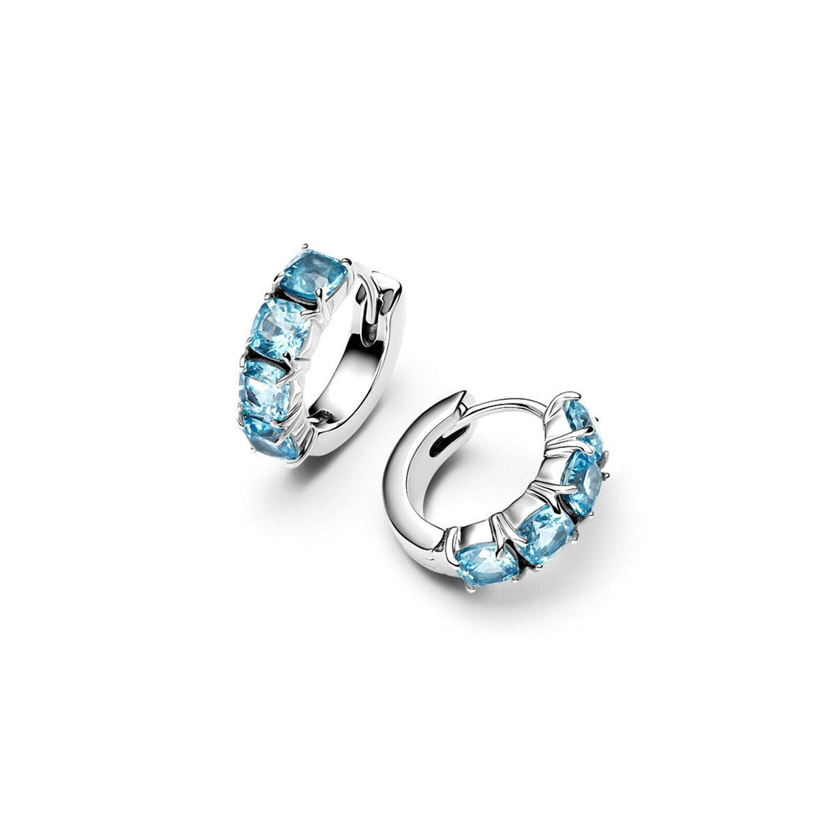 Women's Jewellery PANDORA JEWELRY Mod. SPARKLING DOUBLE HOOP EARRINGS