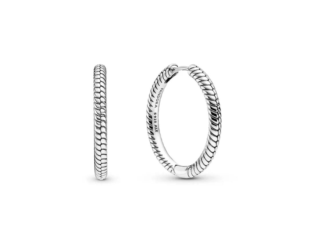Women's Jewellery PANDORA JEWELRY Mod. MOMENTS HEART HOOP EARRINGS