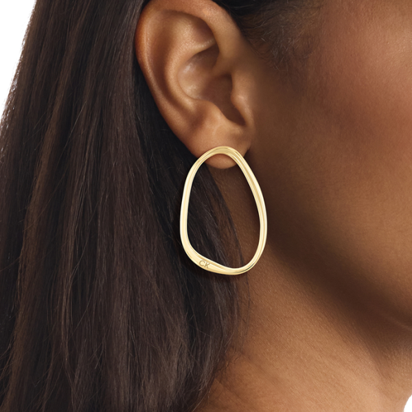 Women's Fashion Earrings CALVIN KLEIN JEWELS Mod. SCULPTURAL