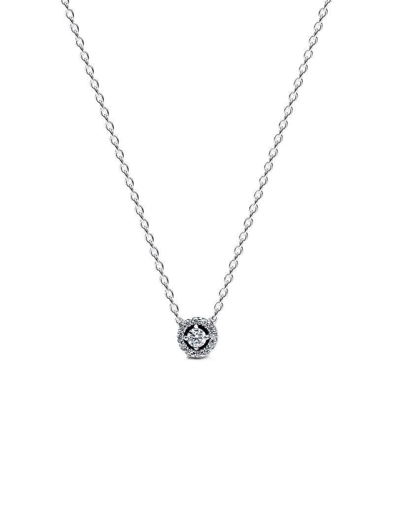 Women's Jewellery PANDORA JEWELRY Mod. SPARKLING ROUND HALO PENDANT COLLIER NECKLACE