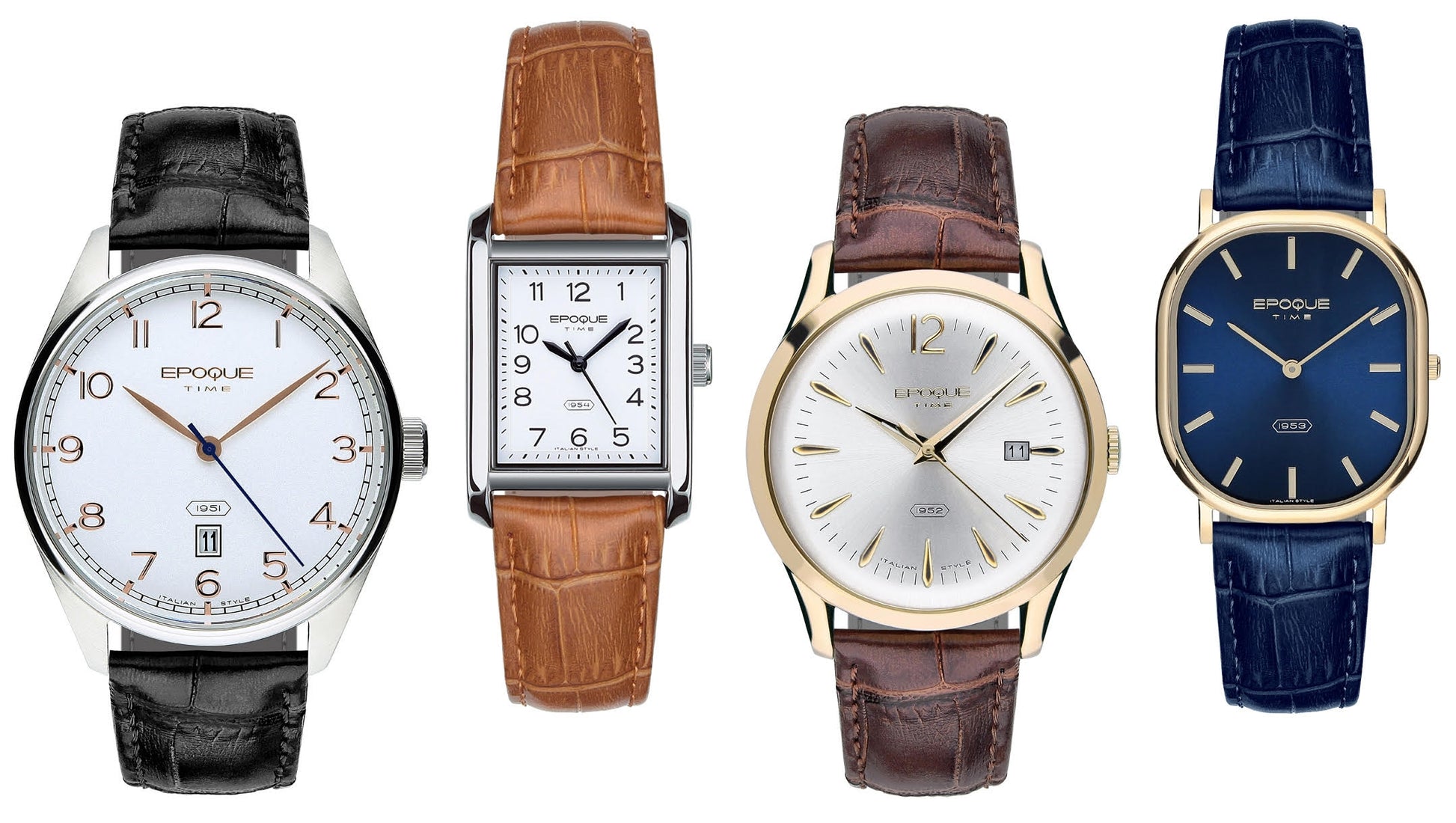 Unisex Watch EPOQUE TIME Mod. EPOQUE SERIE 50 – SET 4 PCS