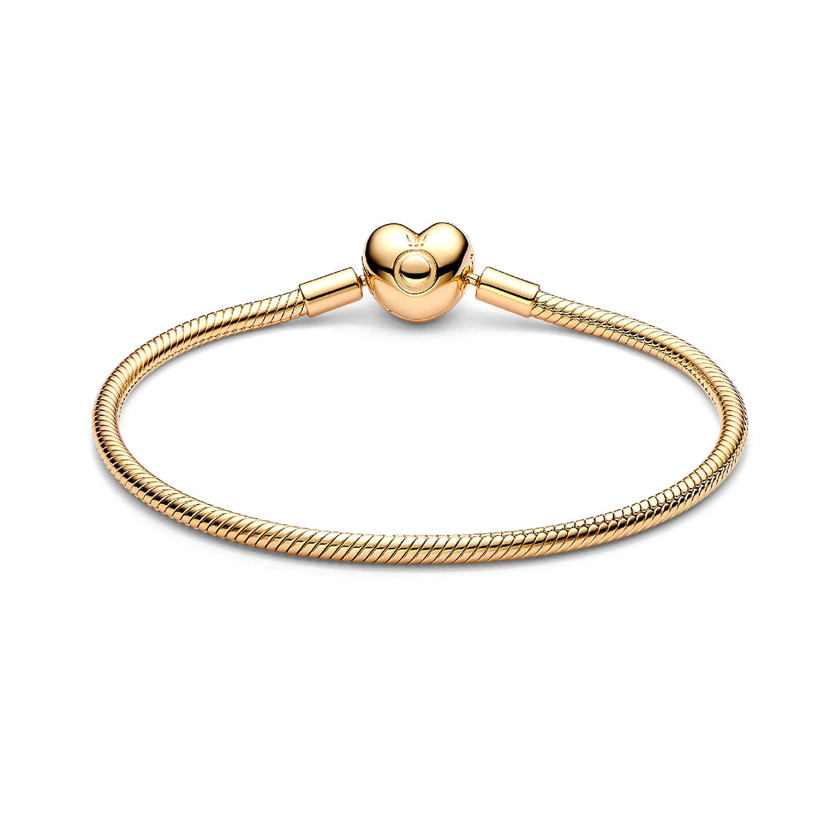 Women's Jewellery PANDORA JEWELRY Mod. MOMENTS HEART CLASP SNAKE CHAIN BRACELET