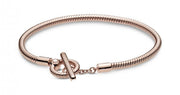 Women's Jewellery PANDORA JEWELS Mod. MOMENTS T-BAR SNAKE CHAIN - Size 17 ***SPECIAL PRICE****