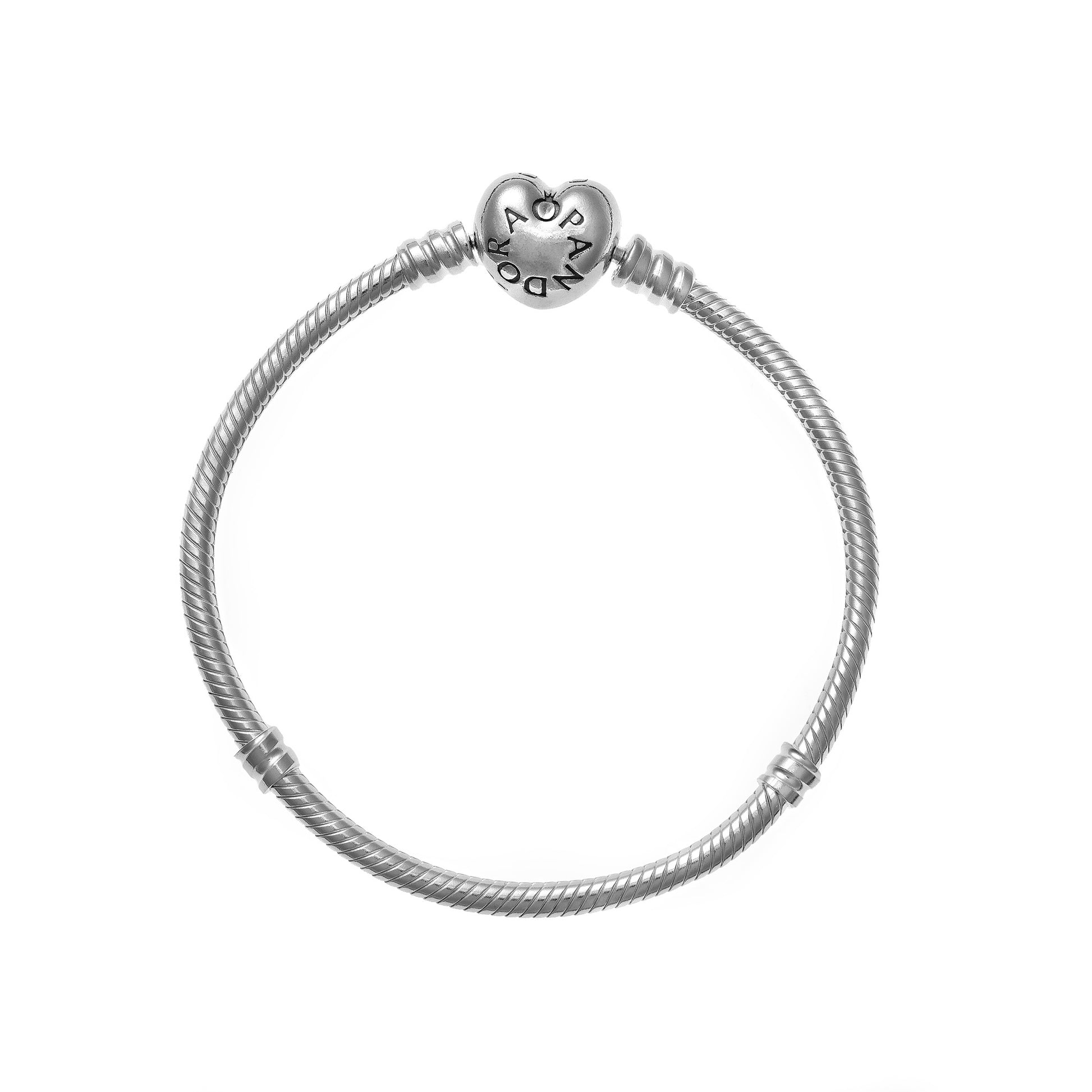 Women's Jewellery PANDORA JEWELRY Mod. PANDORA MOMENTS HEART CLASP SNAKE CHAIN BRACELET