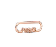 Women's Jewellery PANDORA CHARMS Mod.  STYLING PEACE WORD LINK ***SPECIAL PRICE***