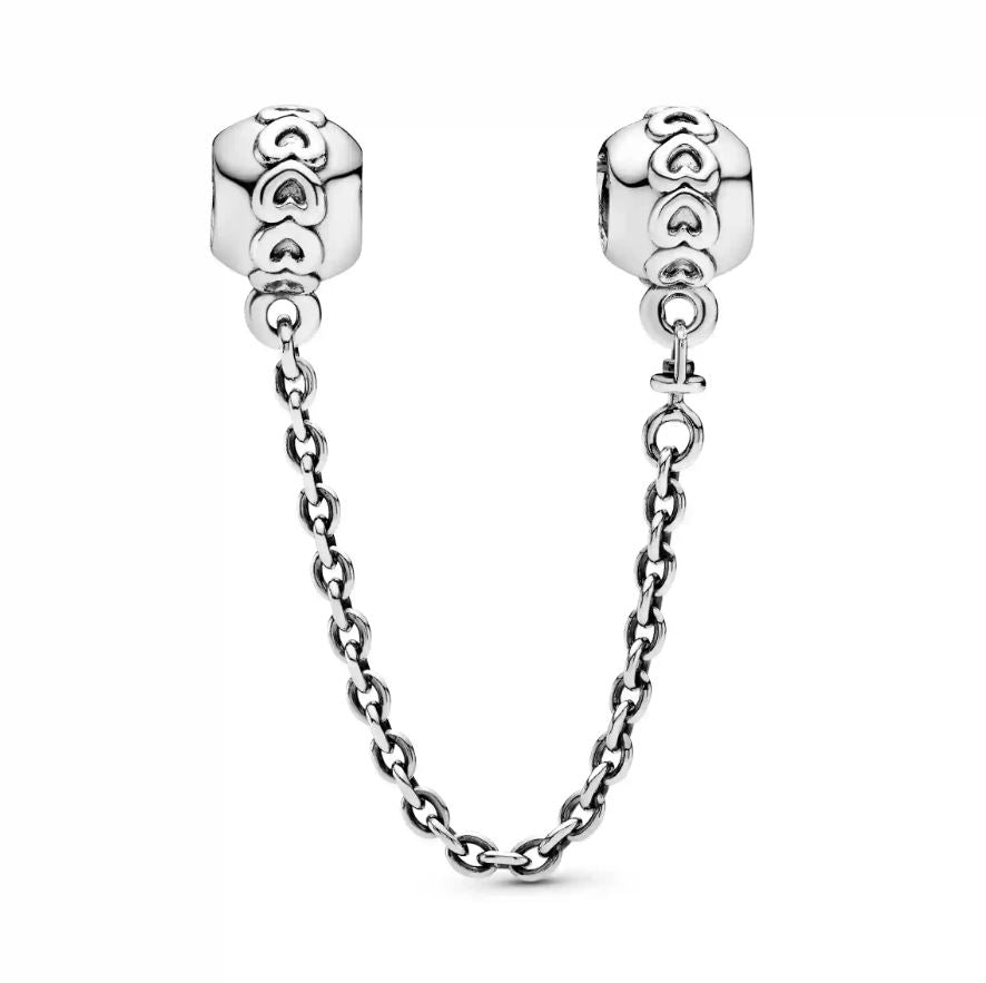 Women's Jewellery PANDORA JEWELRY Mod. MOMENTS HEARTS SAFETY CHAIN
