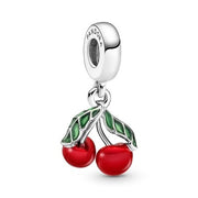 Women's Jewellery PANDORA Mod. ASYMMETRICAL CHERRY FRUIT DANGLE CHARM