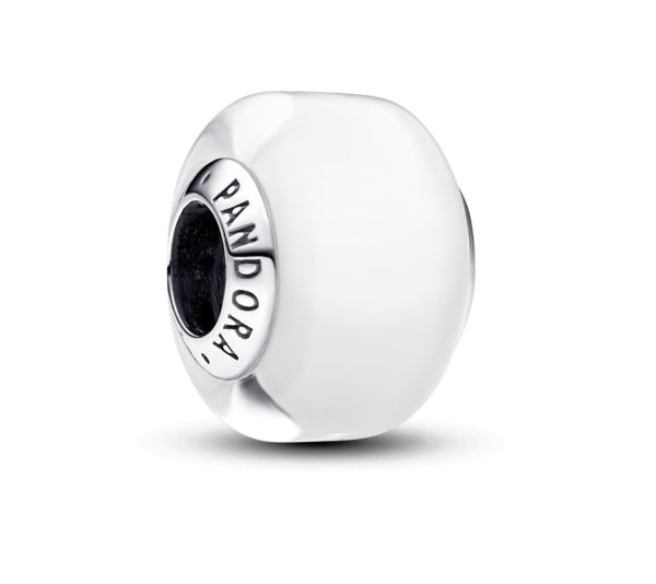 Women's Jewellery PANDORA Mod. WHITE MINI MURANO GLASS CHARM