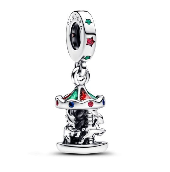 Women's Jewellery PANDORA CHARMS Mod. SPINNING CAROUSEL DANGLE