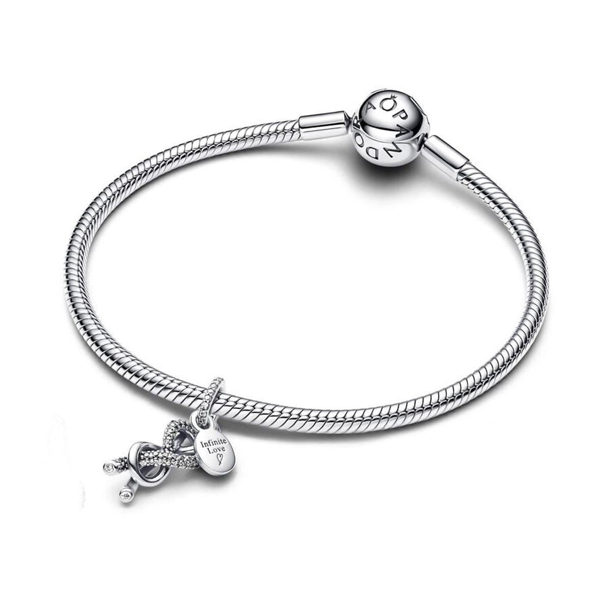Women's Jewellery PANDORA Mod. PAVÉ INFINITY KNOT DANGLE CHARM