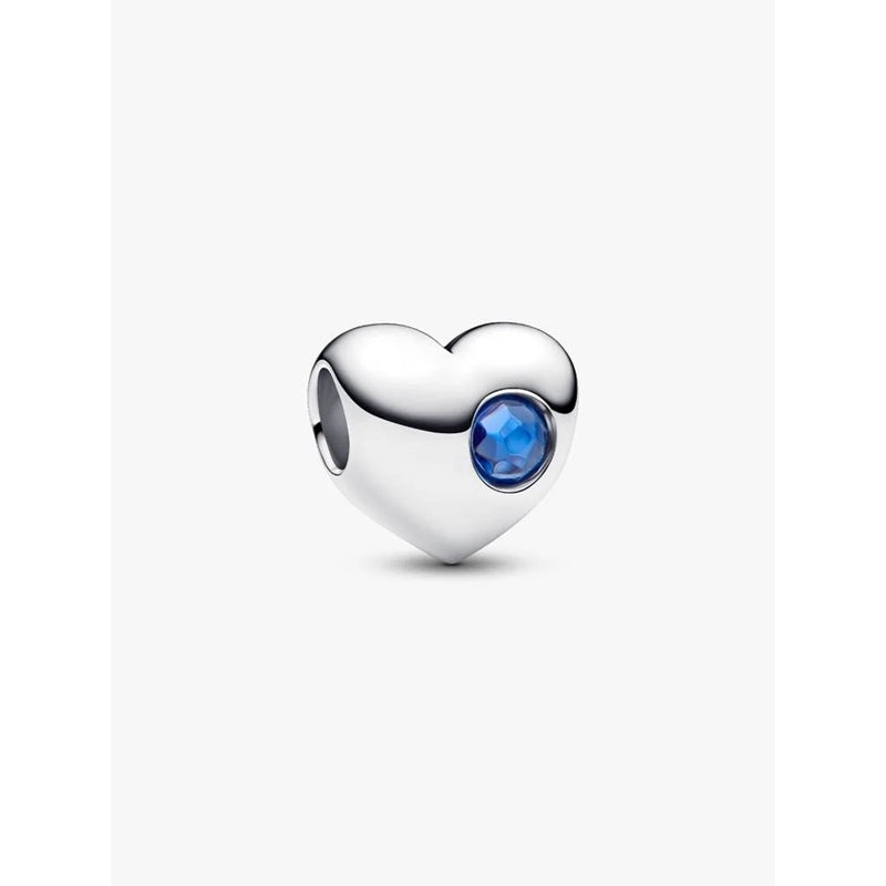 Women's Jewellery PANDORA Mod. ENGRAVABLE BLUE STONE HEART CHARM