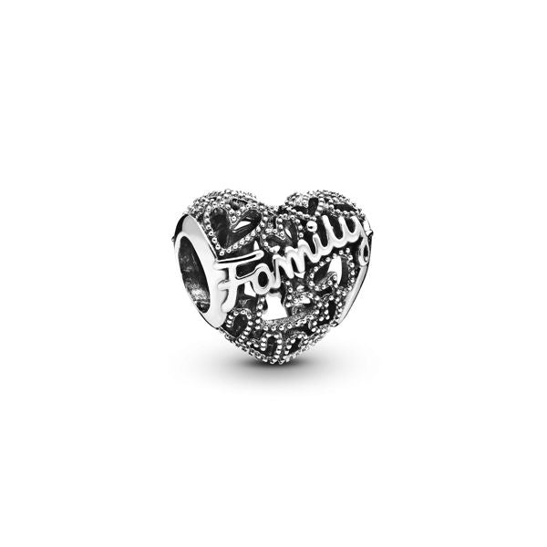 Women's Jewellery PANDORA Mod. MOMENTS OPENWORK FAMILY HEART CHARM