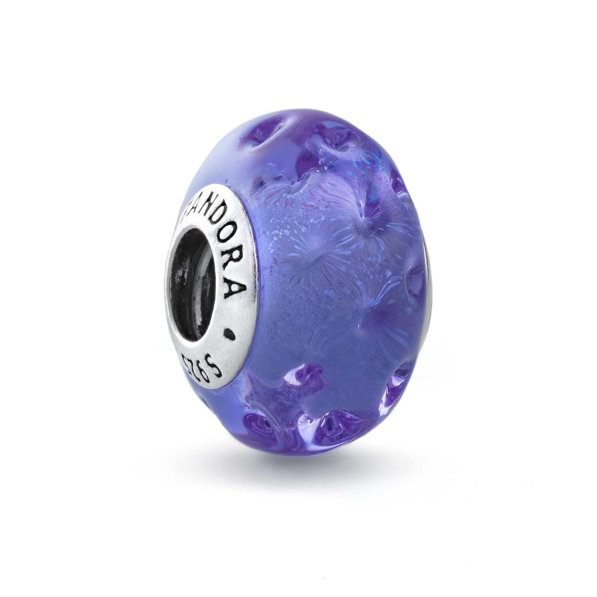 Women's Jewellery PANDORA Mod. WAVY LAVENDER MURANO GLASS CHARM