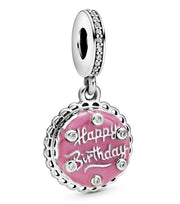 Women's Jewellery PANDORA Mod. PINK BIRTHDAY CAKE DANGLE CHARM