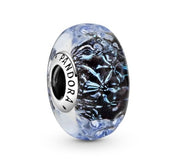 Women's Jewellery PANDORA Mod. WAVY DARK BLUE MURANO GLASS OCEAN CHARM