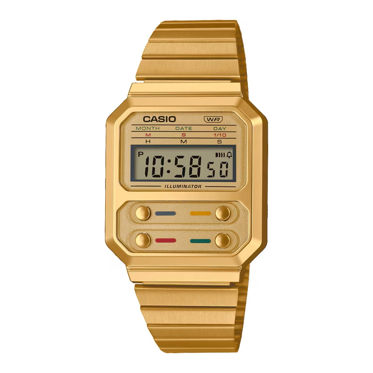 Unisex Watch CASIO VINTAGE Mod. EDGY COLLECTION - GOLD