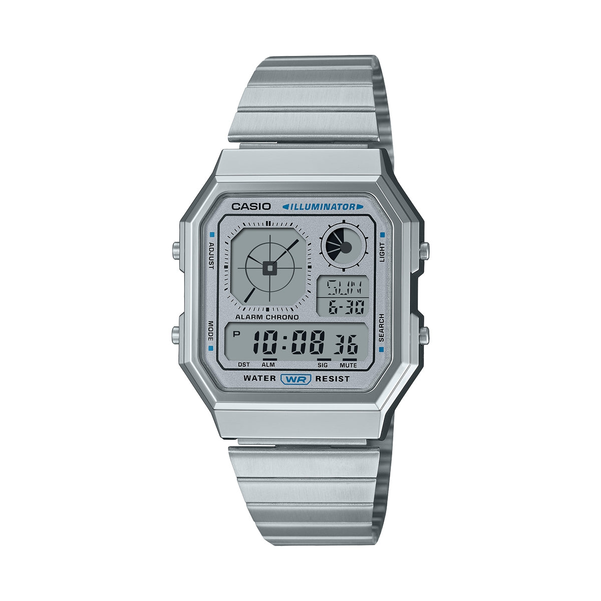 Unisex Watch CASIO VINTAGE Mod. RETRO FUTURE EDGY COLLECTION - SILVER