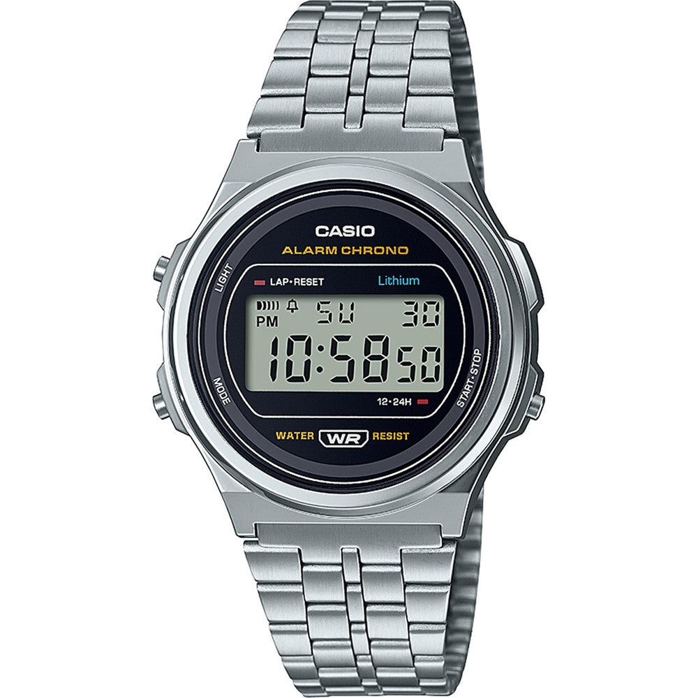 Unisex Watch CASIO VINTAGE Mod. ROUND - BLACK