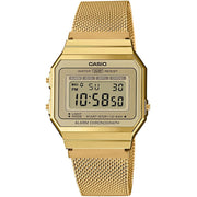 Unisex Watch CASIO VINTAGE Mod. ICONIC SLIM DESIGN - GOLD MESH
