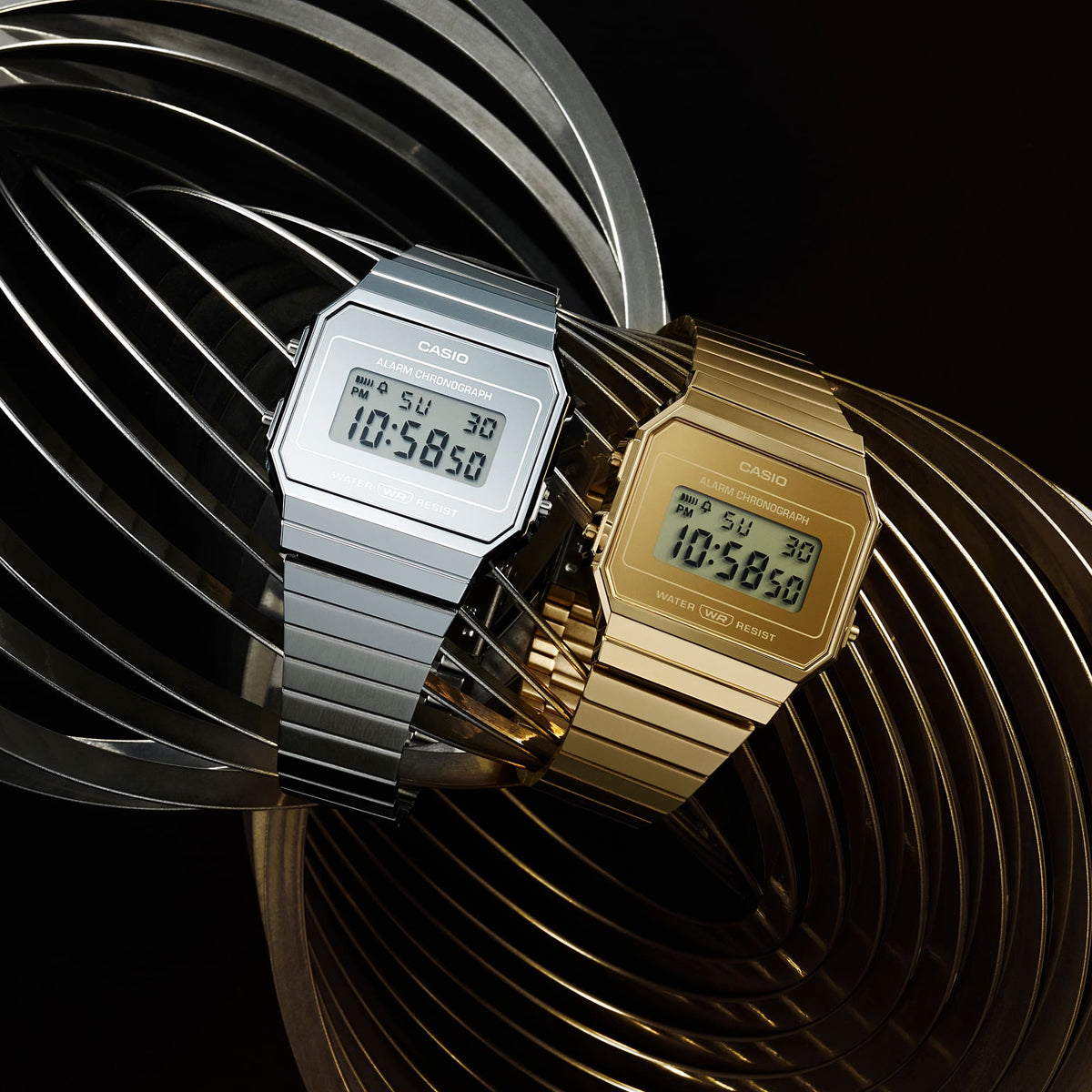 Unisex Watch CASIO VINTAGE Mod. ICONIC SLIM DESIGN - GOLD