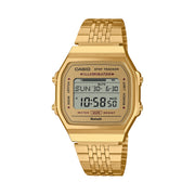 Unisex Watch CASIO VINTAGE Mod. BLUETOOTH® SMARTPHONE LINK - GOLD - built-in accelerometer senses body movements + steps counter - GOLD