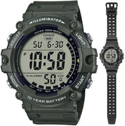 Men's Watch CASIO SPORT Mod. DIVER - ILLUMINATOR WORLDTIME - LONG STRAP