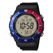 Men's Watch CASIO COLLECTION Mod. DIVER - New Case LCD - BLACK