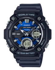 Men's Watch CASIO SPORT Mod. OVERSIZE 10 YEAR BATTERY - BLACK