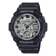 Men's Watch CASIO SPORT Mod. OVERSIZE 10 YEAR BATTERY - SILVER