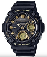 Men's Watch CASIO SPORT Mod. OVERSIZE 10 YEAR BATTERY - GOLD