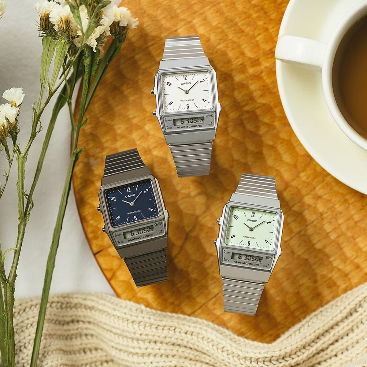 Unisex Watch CASIO VINTAGE Mod. EDGY COLLECTION - GREEN