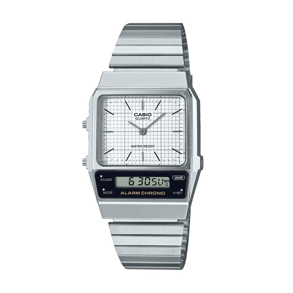 Unisex Watch CASIO VINTAGE Mod. EDGY COLLECTION RETRO DIAL - WHITE ***SPECIAL PRICE***