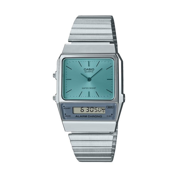 Unisex Watch CASIO VINTAGE Mod. EDGY COLLECTION - AQUA GREEN