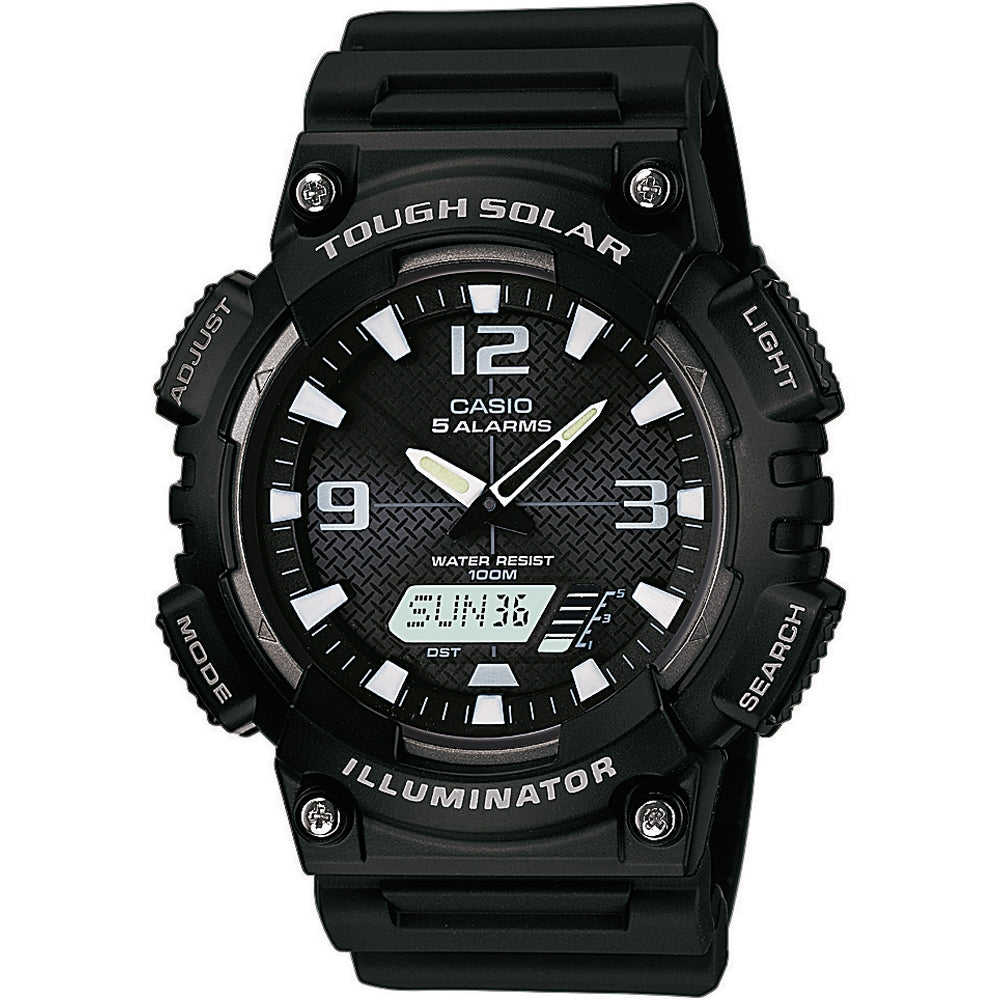 Men's Watch CASIO SPORT Mod. DIVER - ILLUMINATOR TOUGH SOLAR - BLACK