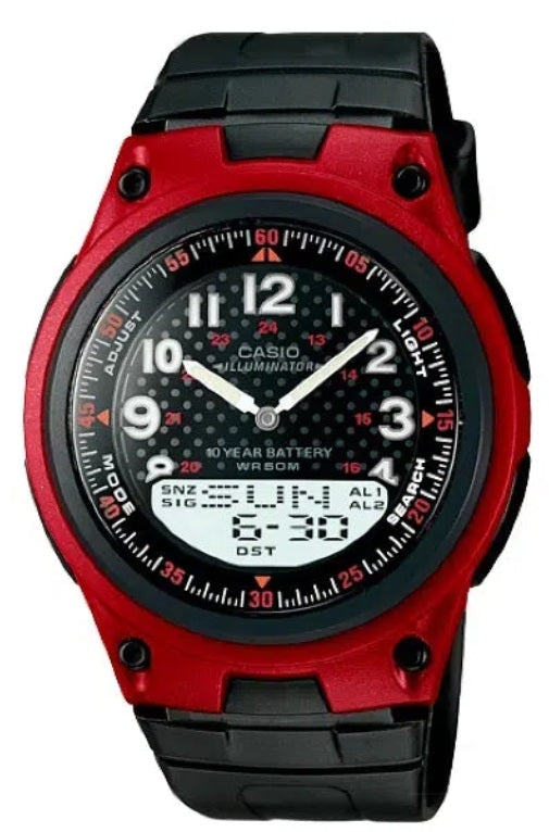 Men's Watch CASIO VINTAGE Mod. ILLUMINATOR TELEMEMO 30 - RED